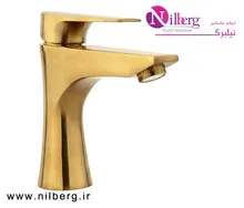 شیر روشویی پایه کوتاه  راسان مدل آتیس طلایی مات gallery0