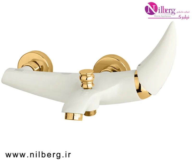 شیرآلات  راسان مدل هیپو سفید طلایی gallery3