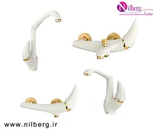 شیرآلات  راسان مدل هیپو سفید طلایی gallery1