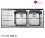 سینک توکار فانتزی استیل البرز مدل 761 thumb 1