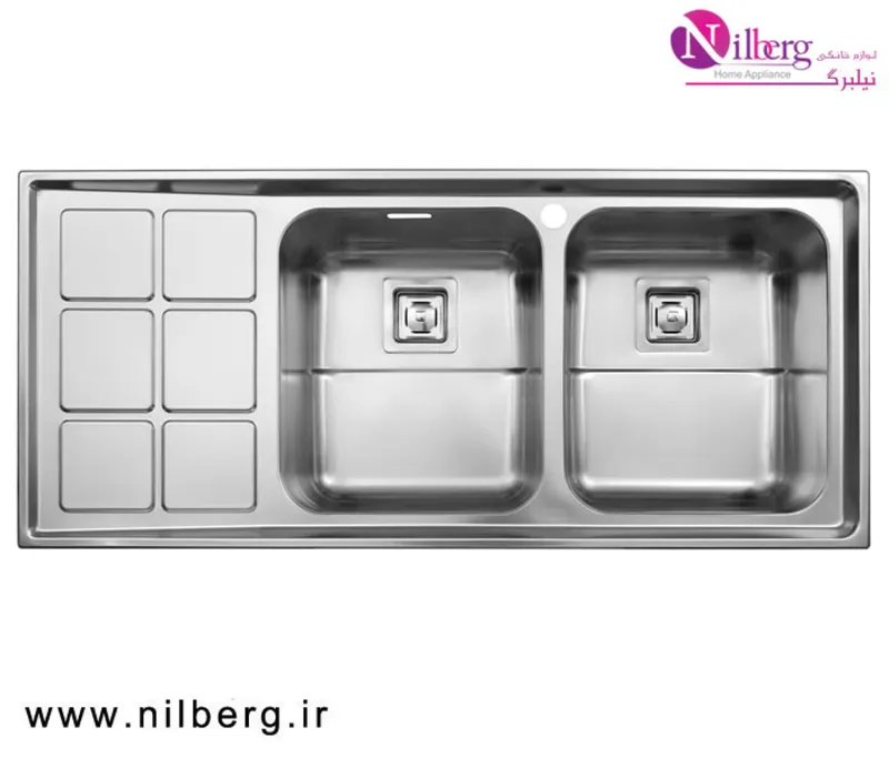 سینک توکار فانتزی استیل البرز مدل 761 gallery0