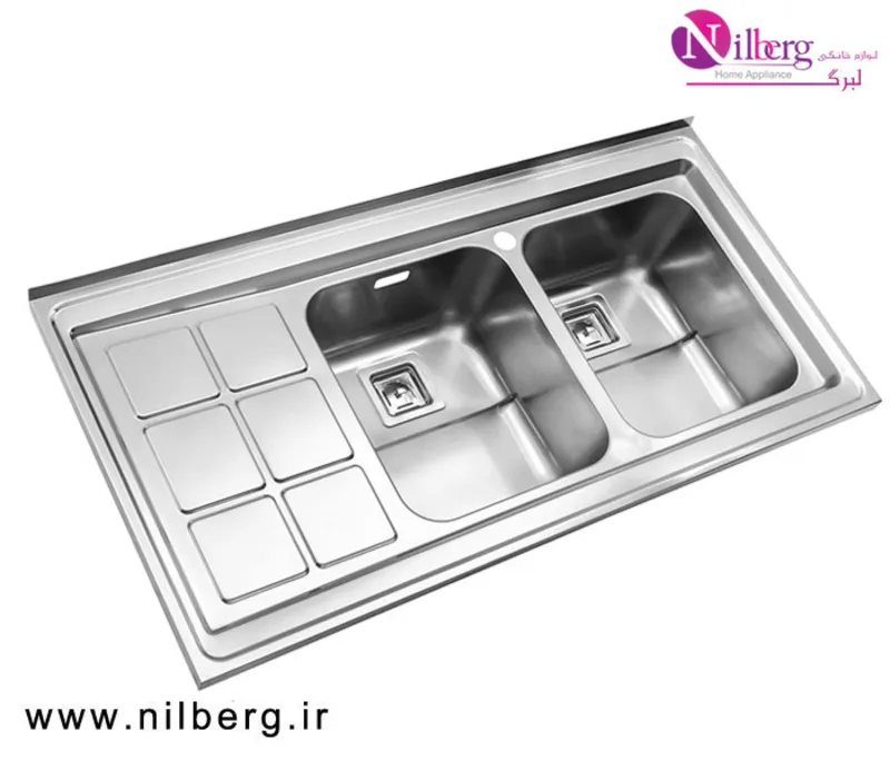 سینک روکار فانتزی استیل البرز مدل 761 gallery1