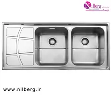 سینک توکار فانتزی استیل البرز مدل 762 gallery0