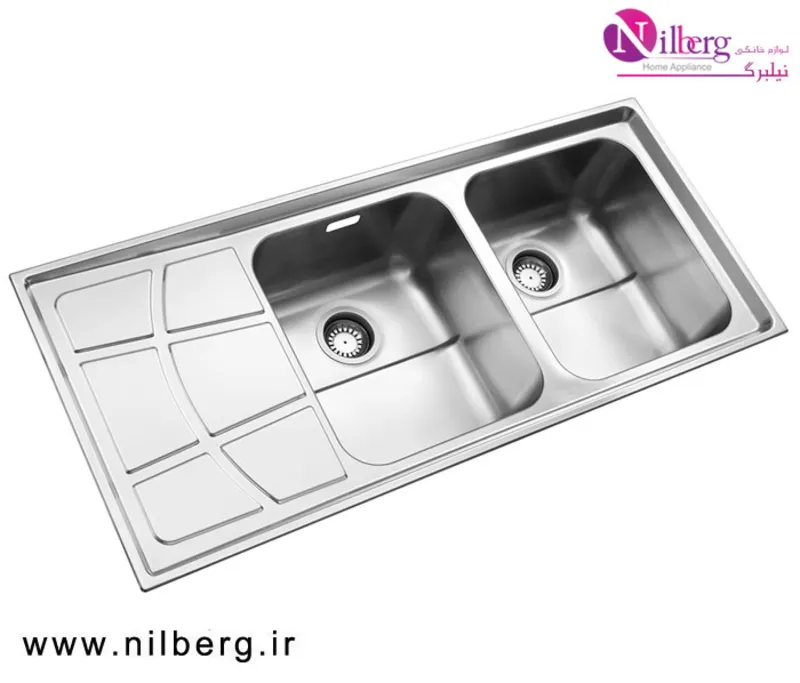 سینک توکار فانتزی استیل البرز مدل 762 gallery1