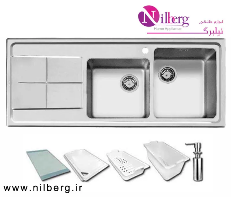 سینک توکار اخوان کد 300 gallery0
