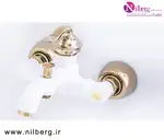 شیرآلات گوهران مدل کارن سفید طلایی thumb 3