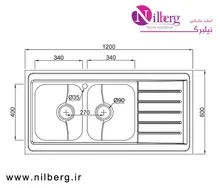 سینک  روکار کن مدل 9072p gallery1