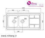 سینک  روکار کن مدل 9052P thumb 2