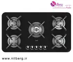 اجاق گاز شیشه ای مشکی کن مدل پاردیک thumb 1