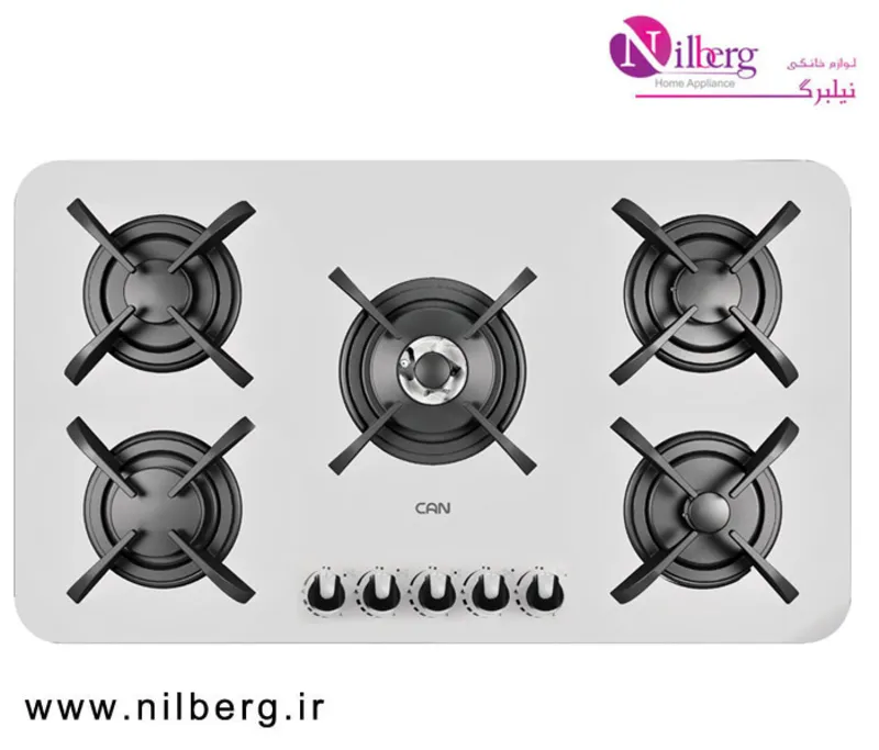 اجاق گاز شیشه ای مشکی کن مدل پاردیک gallery2
