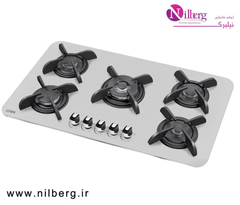 اجاق گاز شیشه ای مشکی کن مدل پاردیک gallery3