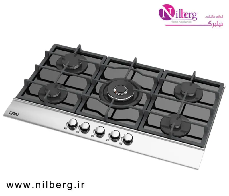 اجاق گاز استیل شیشه ای  کن مدل GP511 gallery1