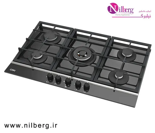 اجاق گاز استیل شیشه ای کن مدل CG-8572M