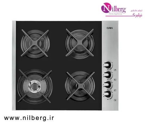 اجاق گاز استیل شیشه ای کن مدل 422-M