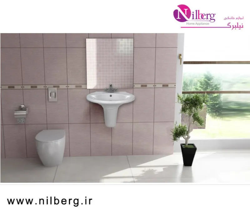 روشویی نیم پایه گلسار مدل آکوا gallery2