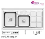 سینک روکار کن مدل 9041S45 thumb 1