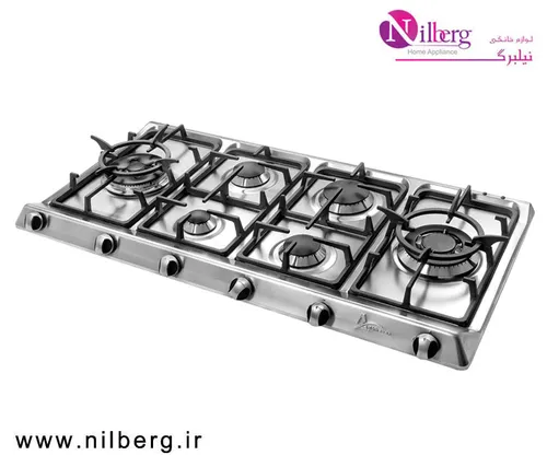 اجاق گاز صفحه ای استیل اخوان سری ونوس مدل V-2