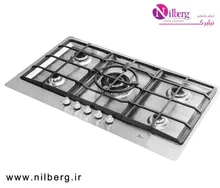 اجاق گاز صفحه ای استیل اخوان سری اورانوس مدل OS5 gallery0