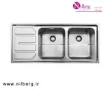 سینک توکار فانتزی استیل البرز مدل  763 thumb 1