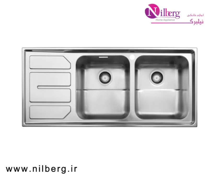 سینک توکار فانتزی استیل البرز مدل  763 gallery0