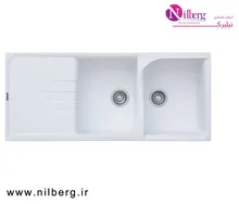 سینک گرانیتی نقره  سنگ لورنزو مدل 100 gallery2