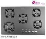 اجاق گاز رومیزی پنج شعله استیل البرز مدل G-5753 i thumb 1