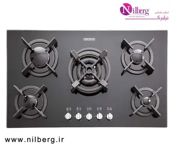 اجاق گاز رومیزی پنج شعله استیل البرز مدل G-5904