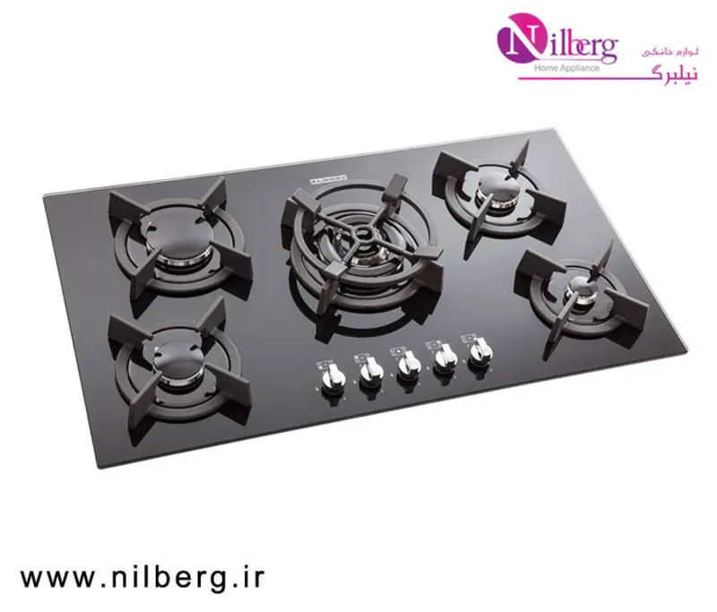 اجاق گاز رومیزی پنج شعله استیل البرز مدل G-5904 gallery1