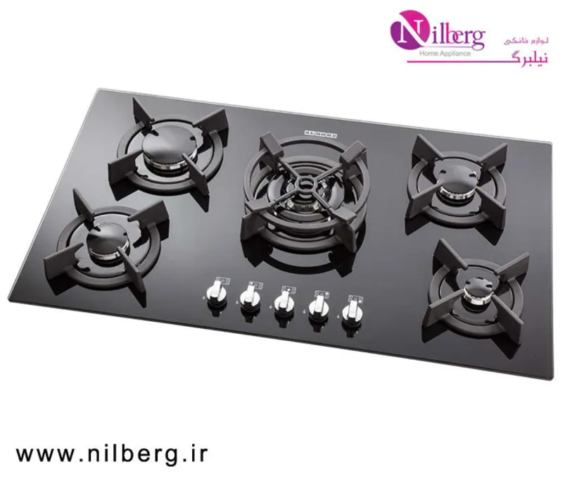 اجاق گاز رومیزی پنج شعله استیل البرز مدل G-5904 gallery2