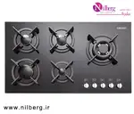 اجاق گاز رومیزی پنج شعله استیل البرز مدل G-5907 – L&R thumb 1