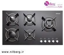 اجاق گاز رومیزی پنج شعله استیل البرز مدل G-5907 – L&R gallery0