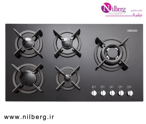 اجاق گاز رومیزی پنج شعله استیل البرز مدل G-5907 – L&R