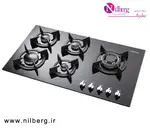 اجاق گاز رومیزی پنج شعله استیل البرز مدل G-5907 – L&R thumb 2