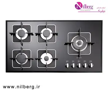 اجاق گاز رومیزی پنج شعله استیل البرز مدل  G-5909 – L&R