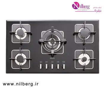 اجاق گاز رومیزی پنج شعله استیل البرز مدل G-5910