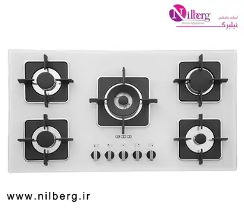 اجاق گاز رومیزی پنج شعله استیل البرز مدل G-5910 w