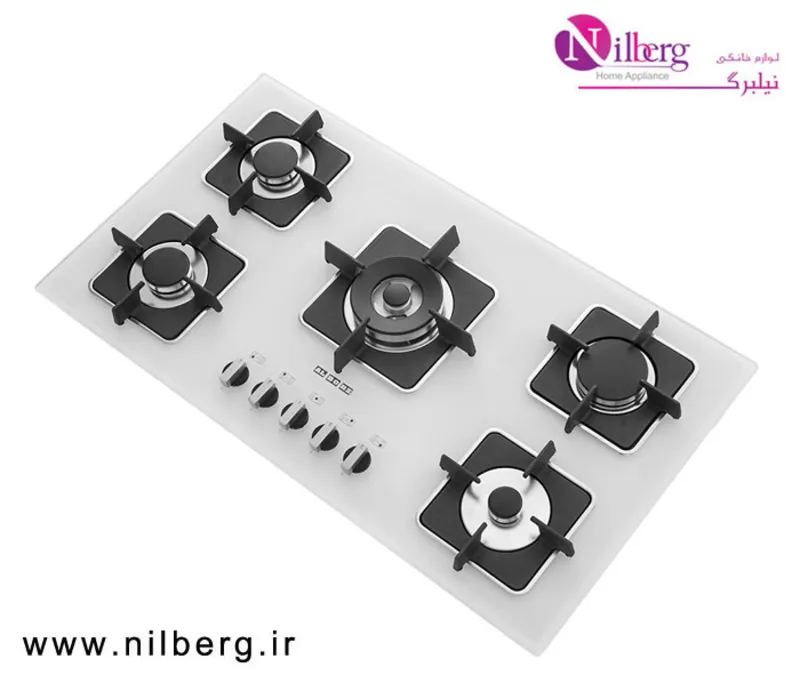اجاق گاز رومیزی پنج شعله استیل البرز مدل G-5910 w gallery2