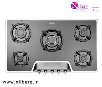 اجاق گاز رومیزی پنج شعله استیل البرز مدل G-5951 is