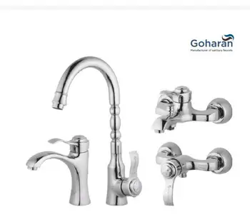 شیر الات گوهران مدل دنیز کروم